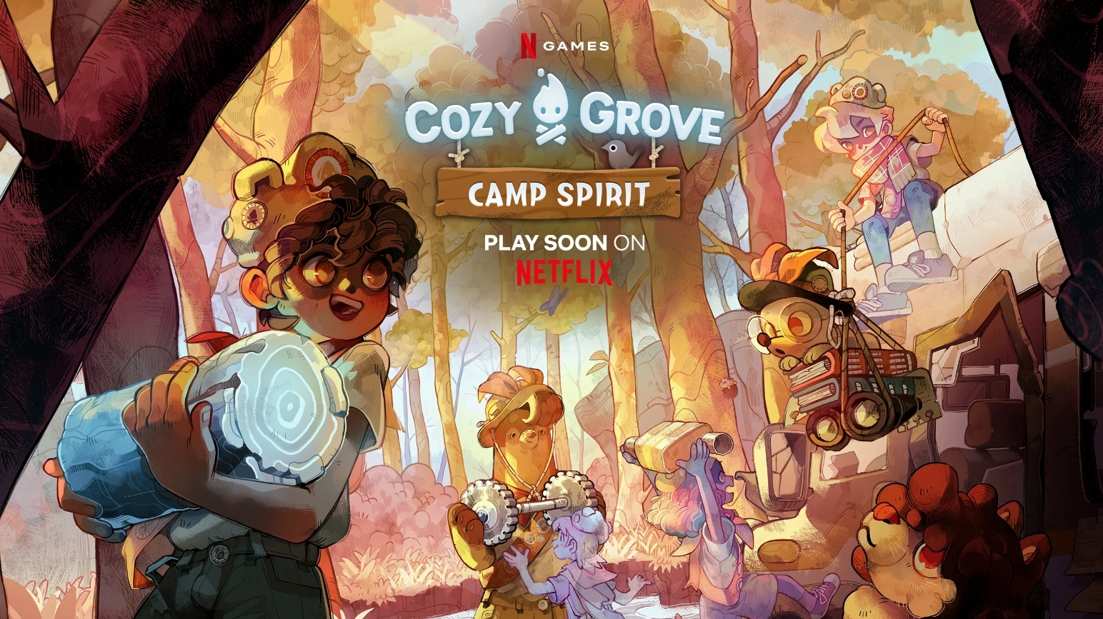 安卓手机游戏《舒适森林灵魂营地v1.0.1》[完整版+网飞版]Steam移植-