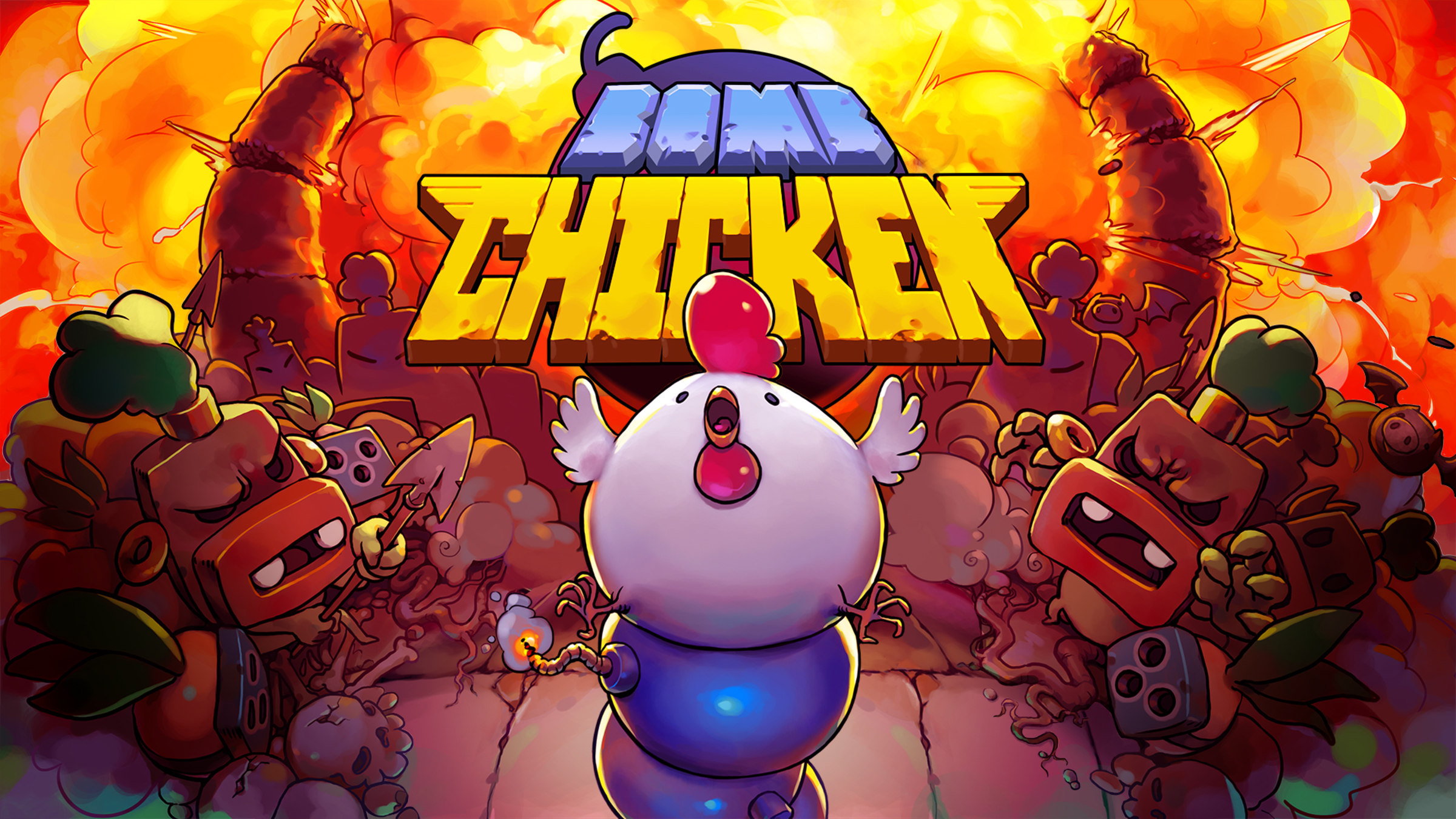 安卓手机游戏《炸弹鸡BombChickenV36》[完整版]Steam移植-
