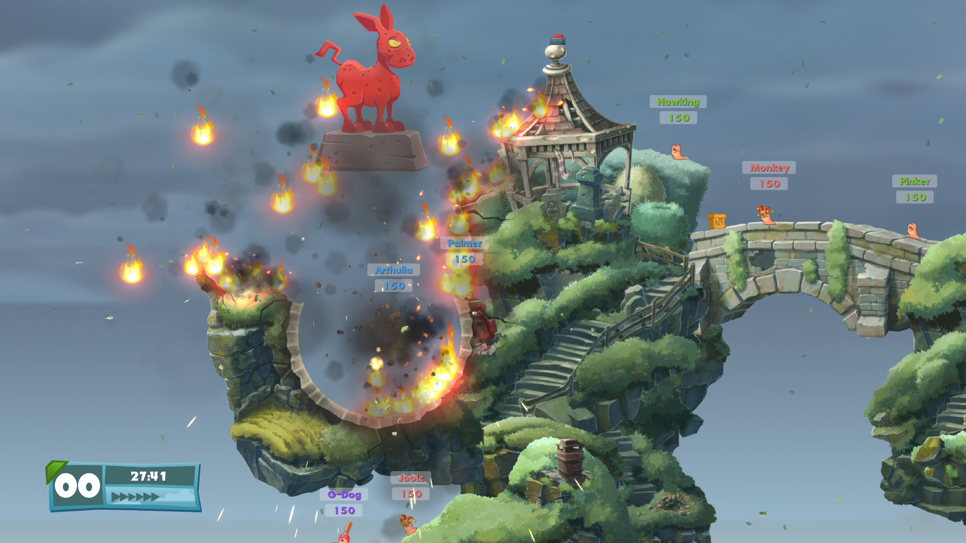 图片[2]-安卓手机游戏《百战天虫：战争武器Worms W.M.D》[完整版]Steam移植-仄言资源社