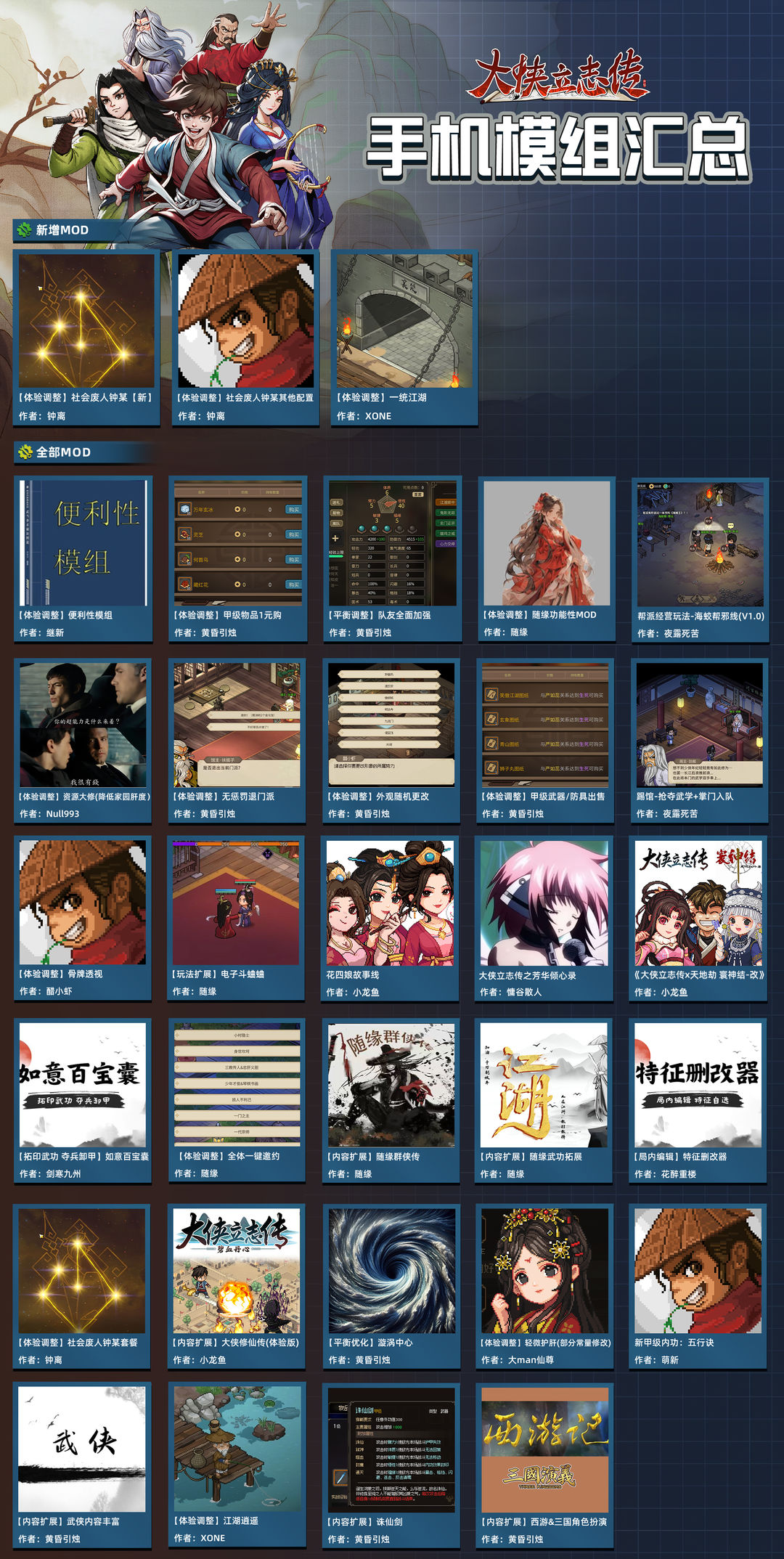 图片[3]-安卓手机游戏《大侠立志传模组整合版》[完整版+DLC]Steam移植-无差资源站
