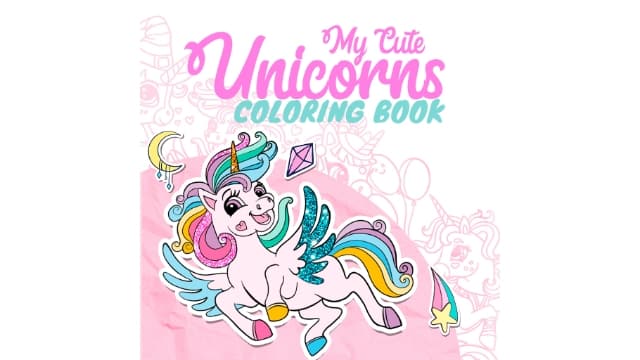 我可爱的独角兽-着色书My Cute Unicorns – Coloring Book-v1.0.0-中文60帧-