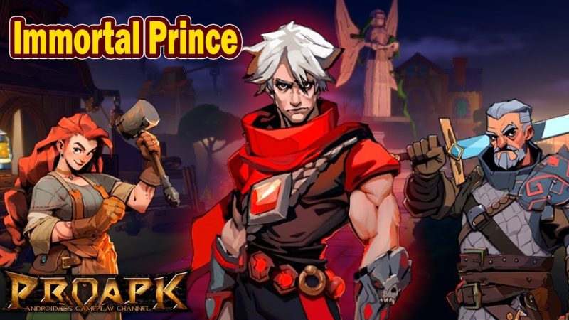 安卓手机游戏《不朽王子v1.4.9》[完整版]中文版！有点哈迪斯的感觉，一款充满惊喜和刺激的Roguelike砍杀游戏!-