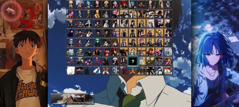 安卓手机游戏《动漫明星大乱斗》[新年整合版]超多动漫游戏角色乱斗❗技能、特效、手感都是顶级-