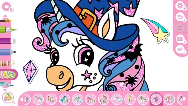 我可爱的独角兽-着色书My Cute Unicorns - Coloring Book-v1.0.0-中文60帧 image 4